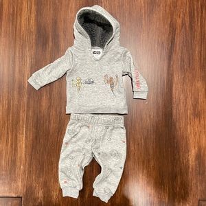 Star Wars Hoodie & Pants Set 3-6m